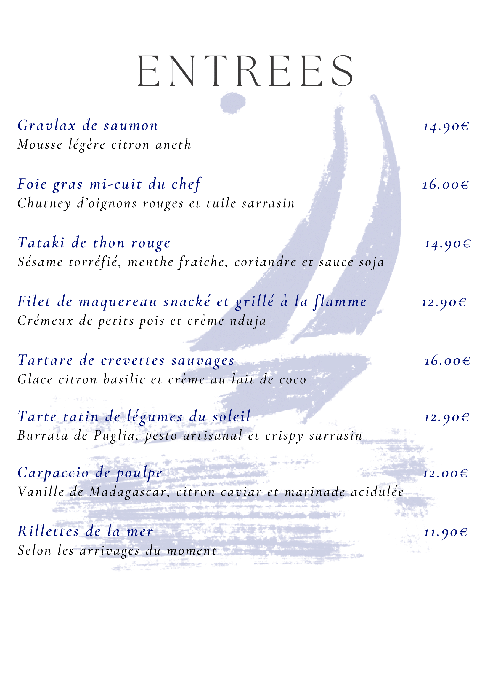 Entrées