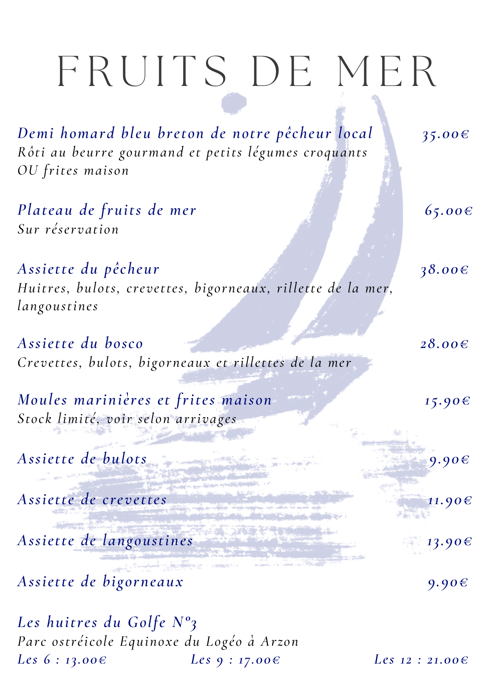 Fruits de mer